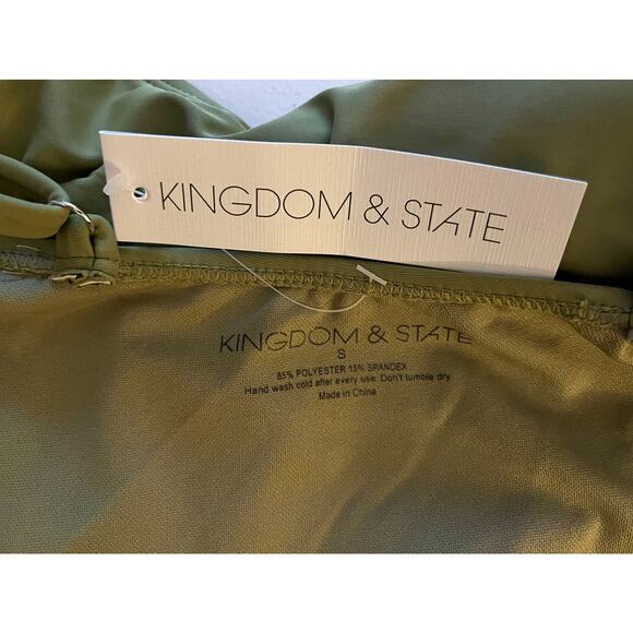 Swimsuit Traditional Style Classic One Piece in Sage Green Size Small - Picture 9 of 9